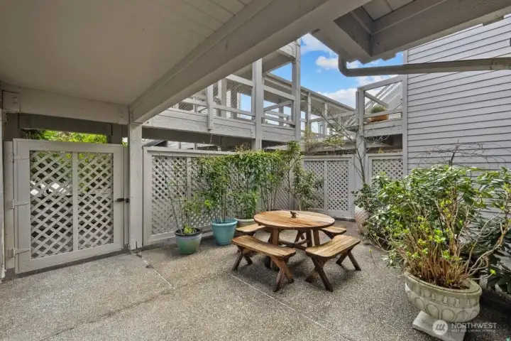 Front patio facing South
