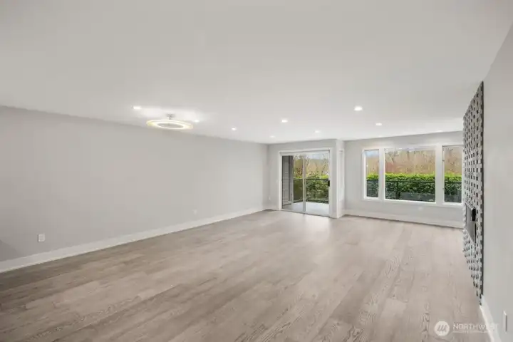 Family Room / Living Room - Outdoor Access to Balcony