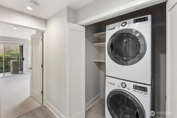 Hallway with Utility Room
