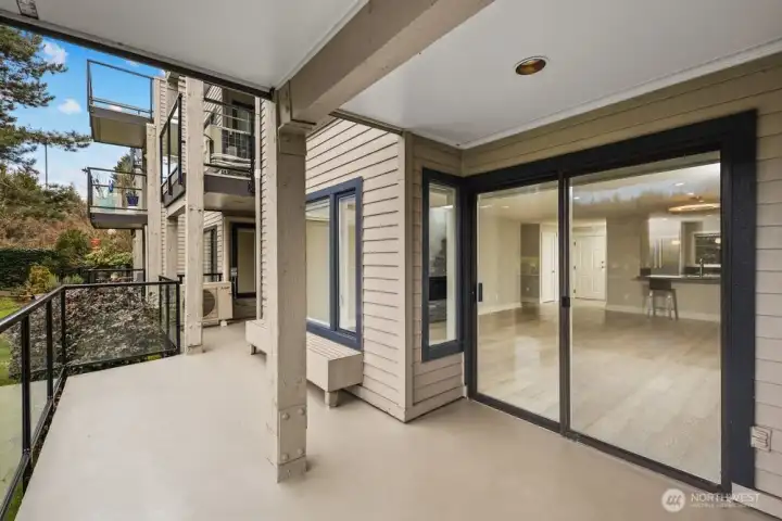 Living Area Entrance to Balcony