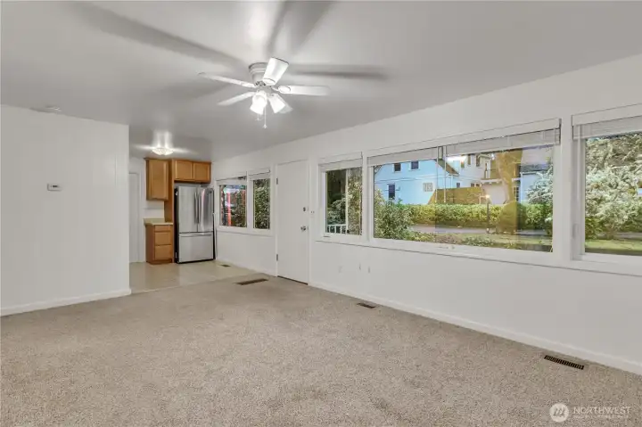 Unit C... living room