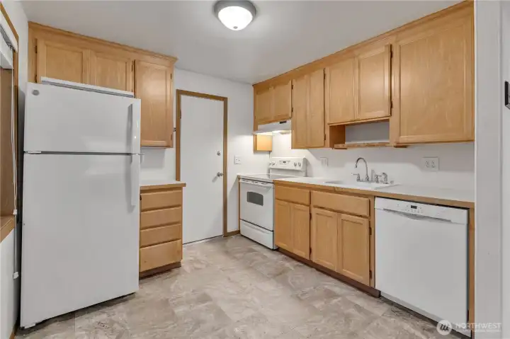 Unit D... with remodled kitchen