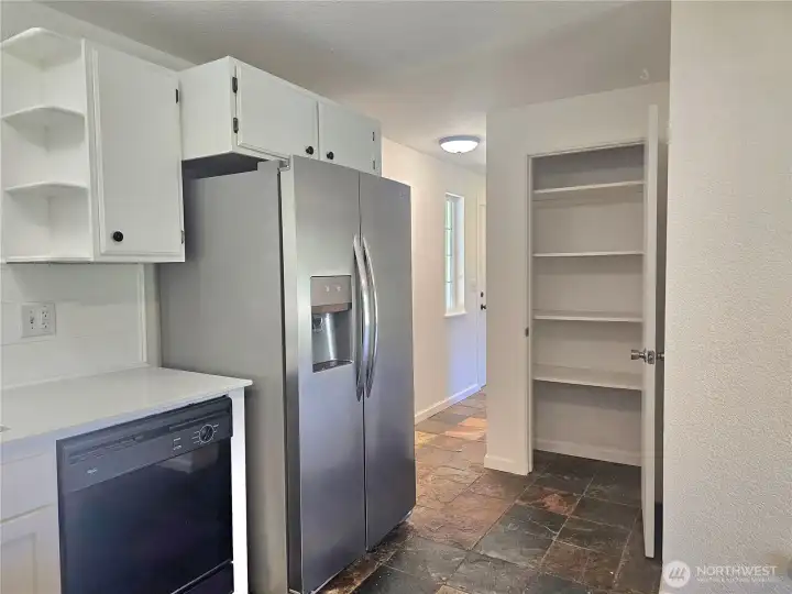 Spacious and convenient pantry Spacious and convenient pantry