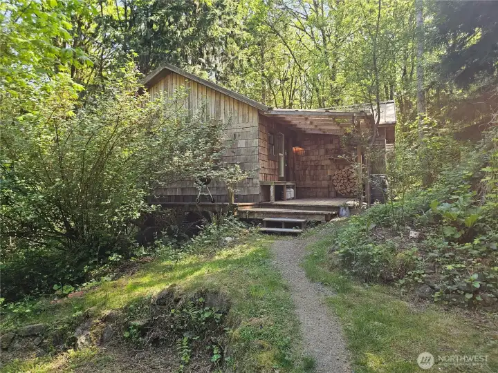 Welcome to the beautiful 313 Larch Road! This is the first and largest cabin of the bunch.