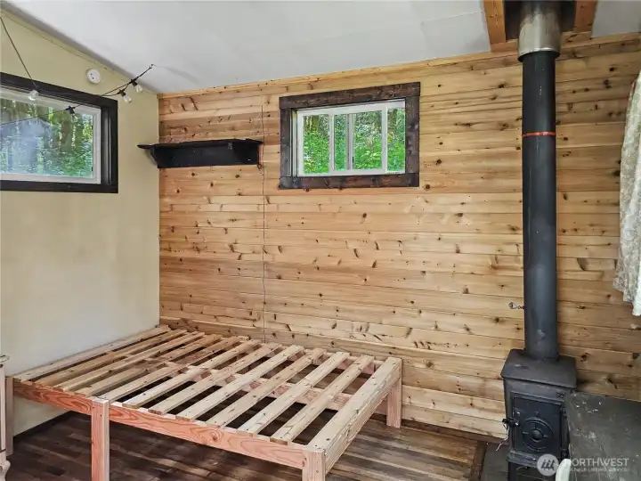 This cabin is also wood heated and ready for you!