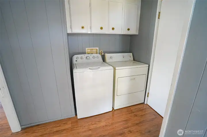 Laundry area.