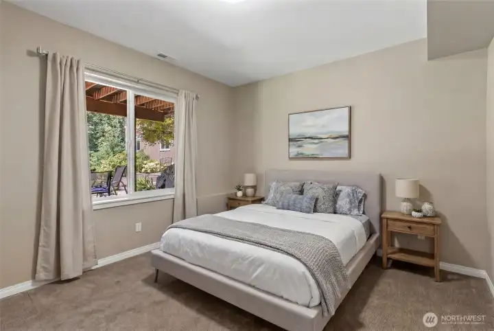 This room is virtually staged