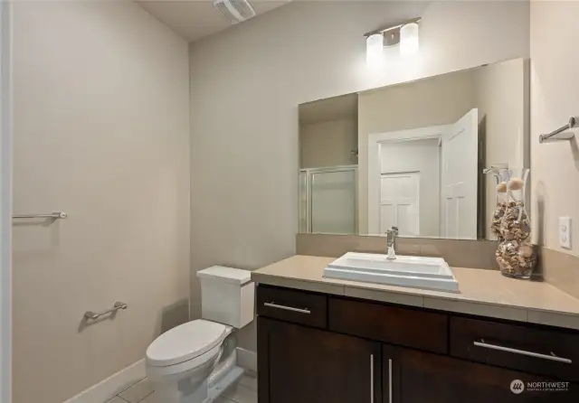 First floor bathroom off office