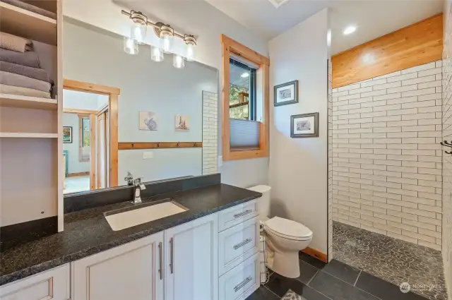 High-end finishes and walk-in shower ensure comfort!