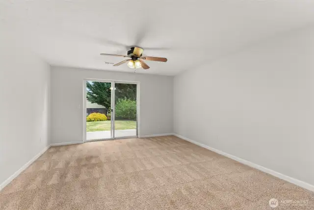 Great room open to patio