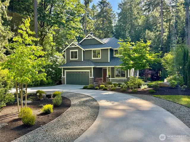 Built in 2021, this home is ideally sited and nearly new!