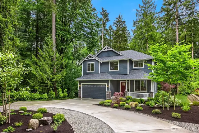 Built in 2021, this home is ideally sited and nearly new!