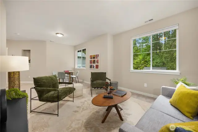 The bonus space is great for watching movies, playing games or curling up with a book.