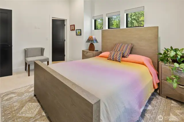 Upstairs Bedroom with attached bathroom