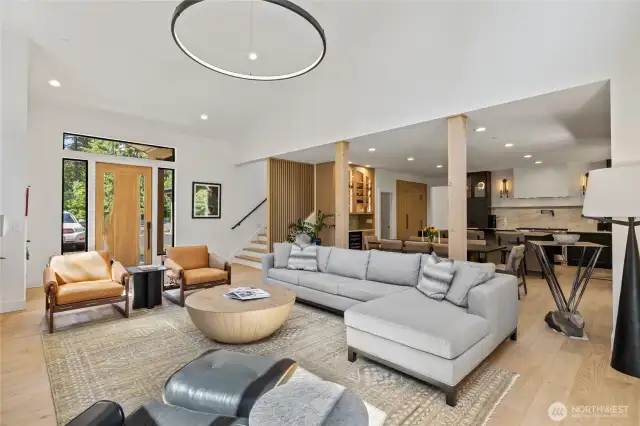 Great Room to Dining/Kitchen