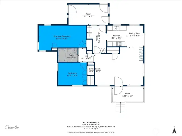 This is the main cottage floorplan