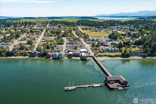 Coupeville waterfront is just blocks away