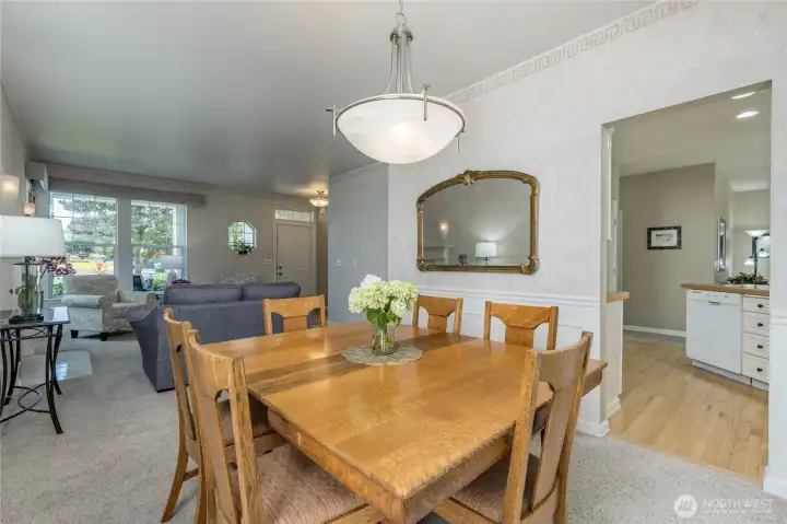 Great layout allows for easy entertaining