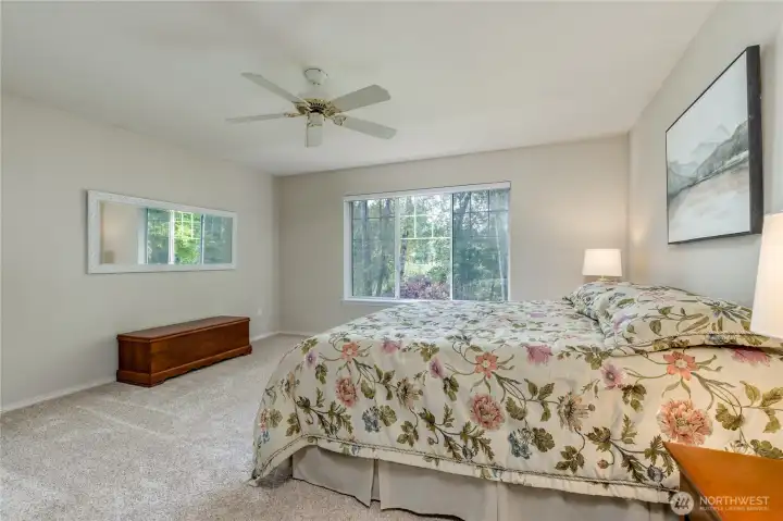 Plenty of room here for a king-sized bed!