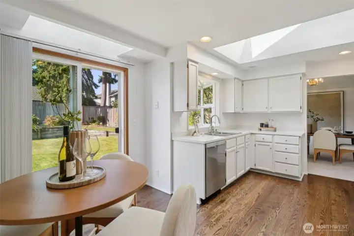Refinished Hardwoods & Newer Stainless Steel