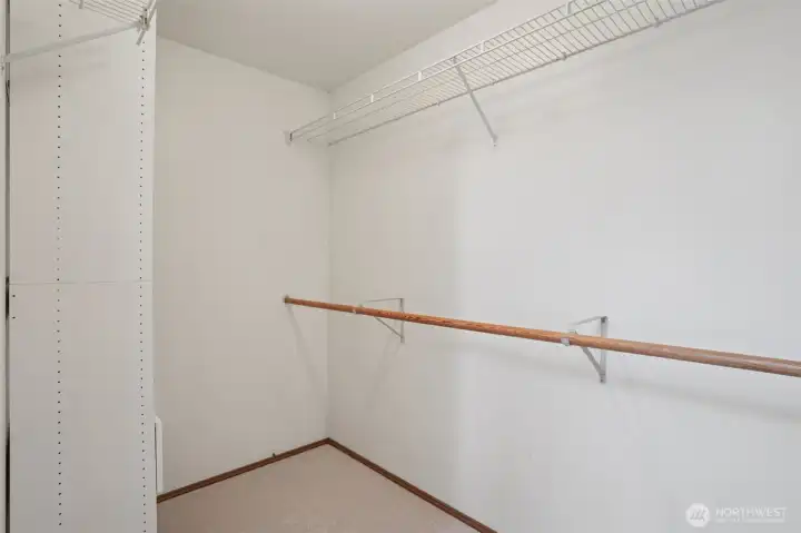 Primary Walk-in Closet