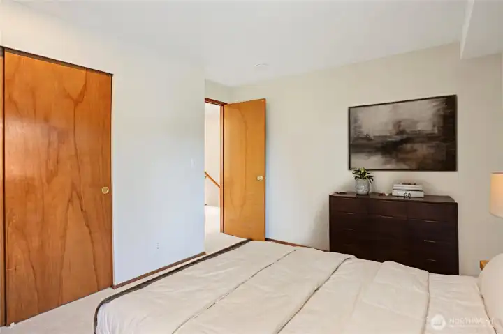 Upstairs Bedroom Virtually Staged