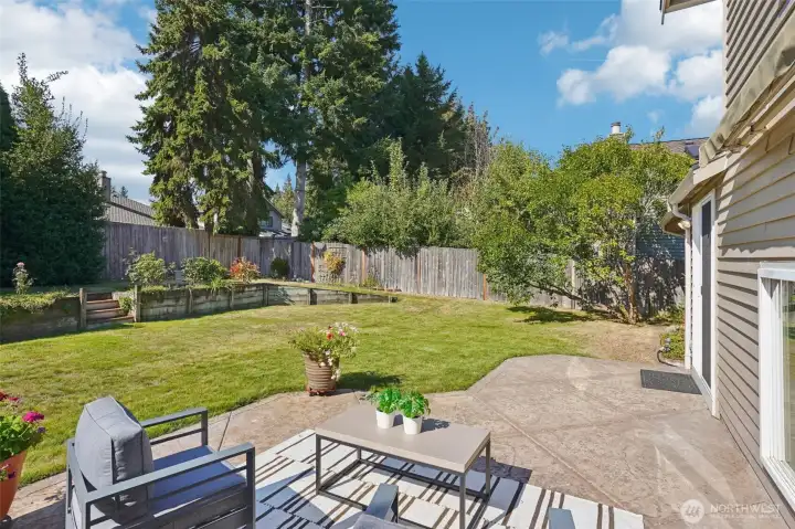 Private Backyard and Patio