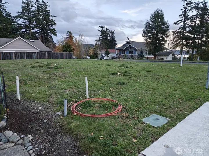 Looking from the North west corner