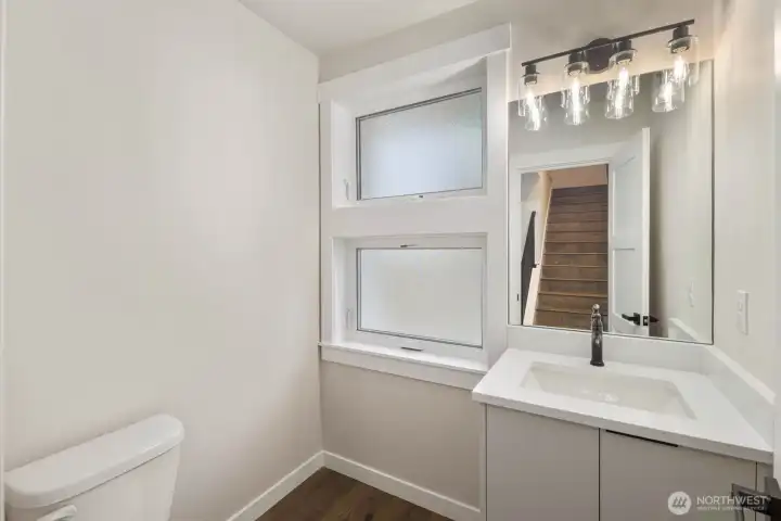 Powder room.
