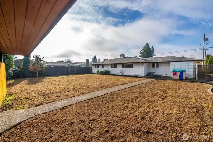 Freshly reseeded for a beautiful Spring regrowth.