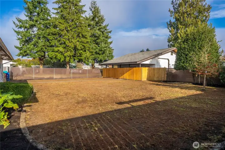 Existing garden space is ready for your gardener's touch!