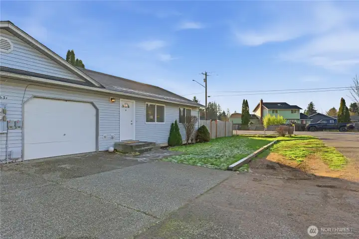 Driveway parking and off street parking available.