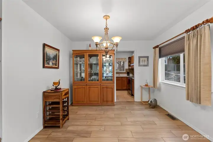 Bright Dining Room area
