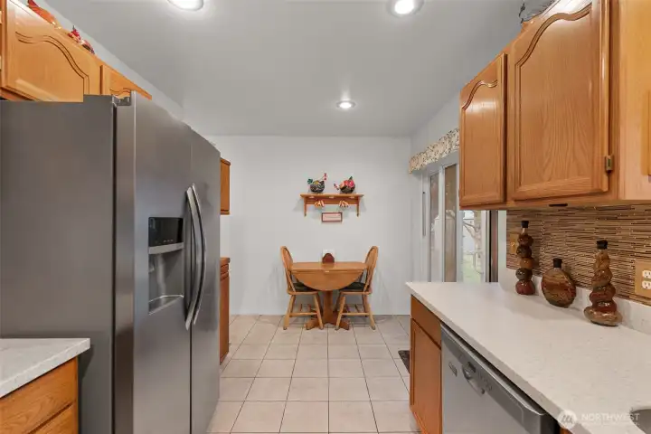 Kitchen with eating space