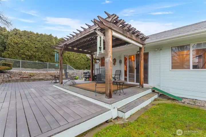 Outside Deck with Pergala