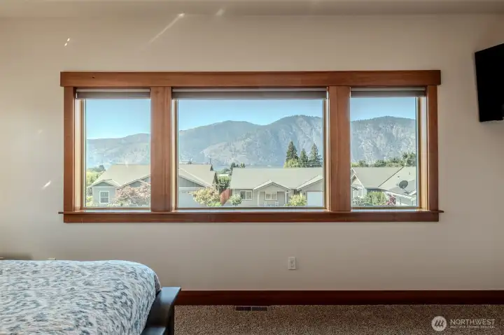 Stunning views from the primary bedroom