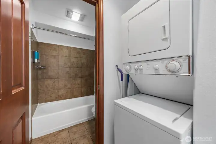 You'll have your own washer and dryer!