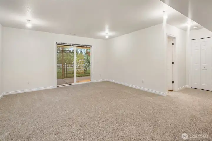 Lower level family room