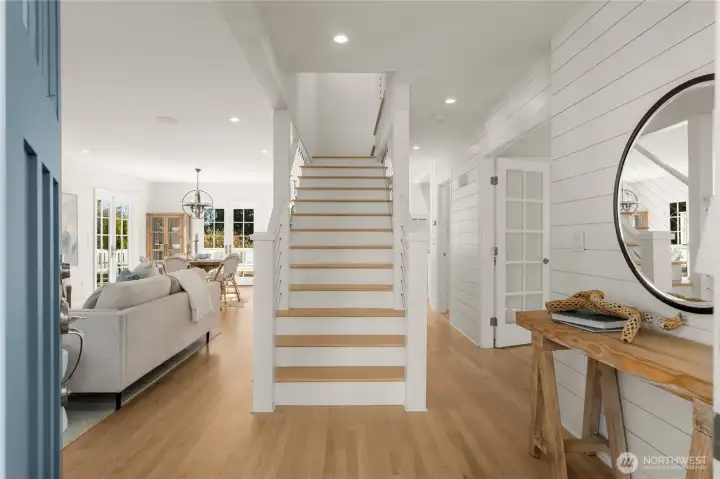 Stairs to the second floor