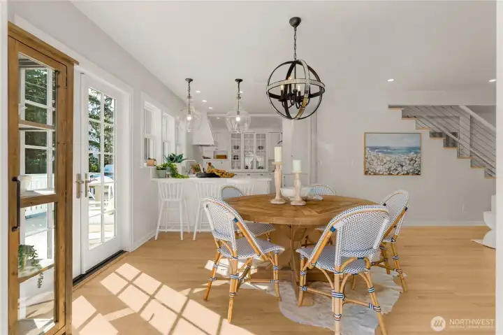 Plenty of Light from the French Doors