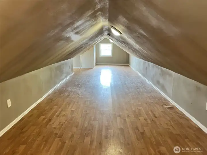 Finished attic