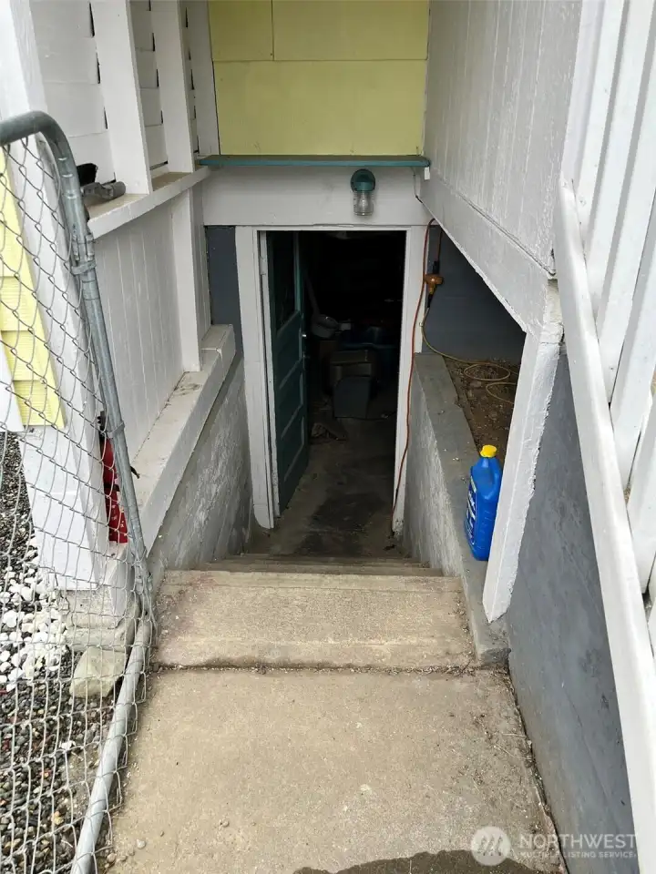 Staircase to basement