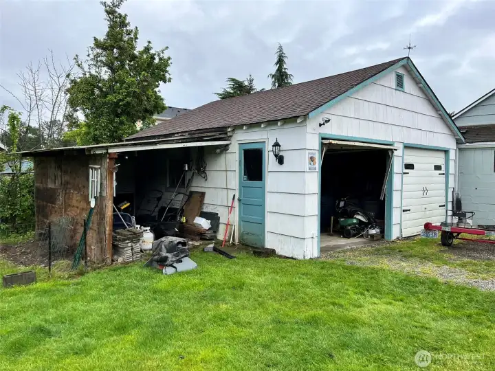 Two car detached garage