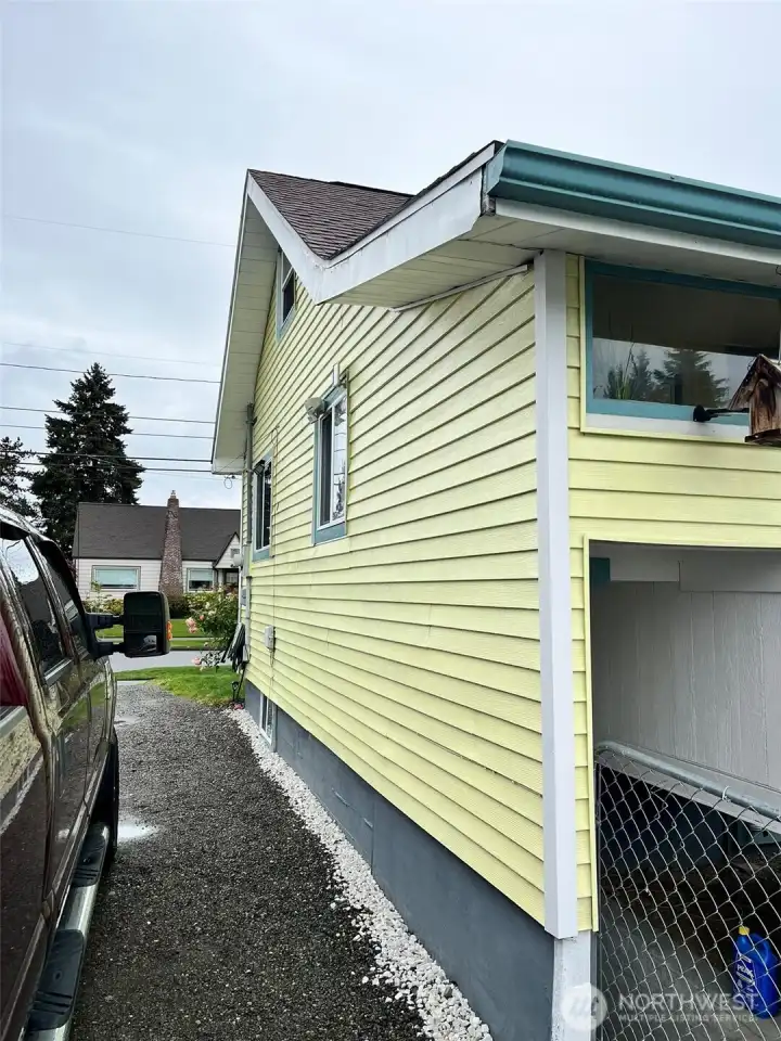 South side of home
