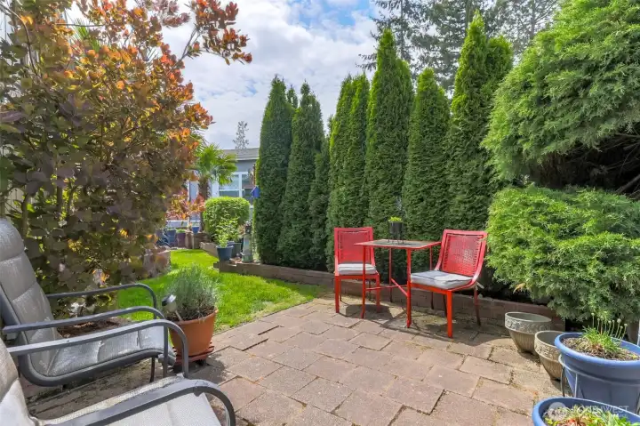 Private patio