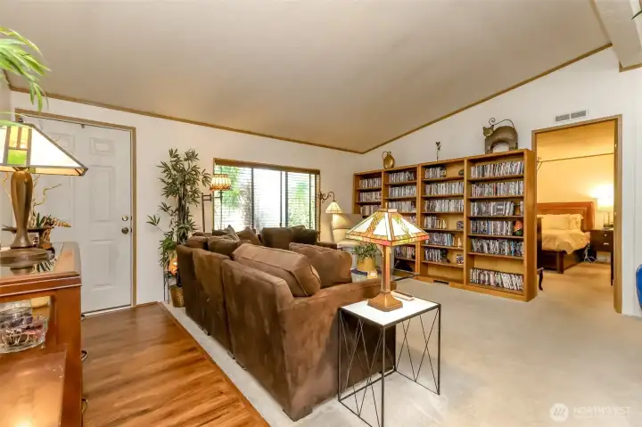 Living room & entry