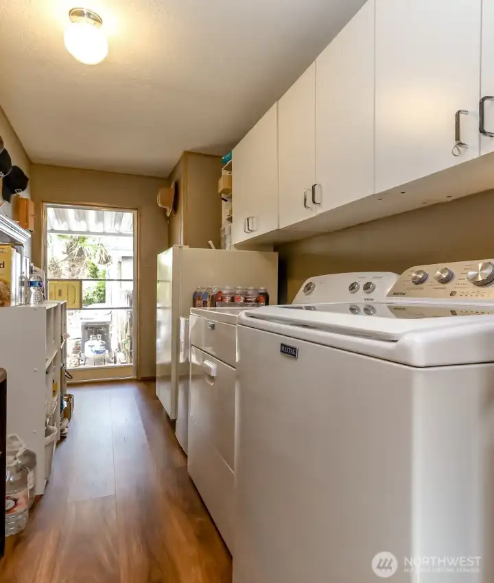 Washer and dryer