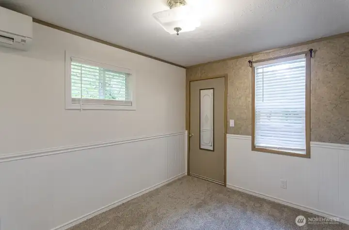 Bedroom 1 has it's own outdoor access.