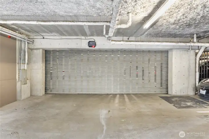 Secure garage parking Secure garage parking