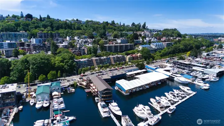 Lake Union and neighborhood views Lake Union and neighborhood views